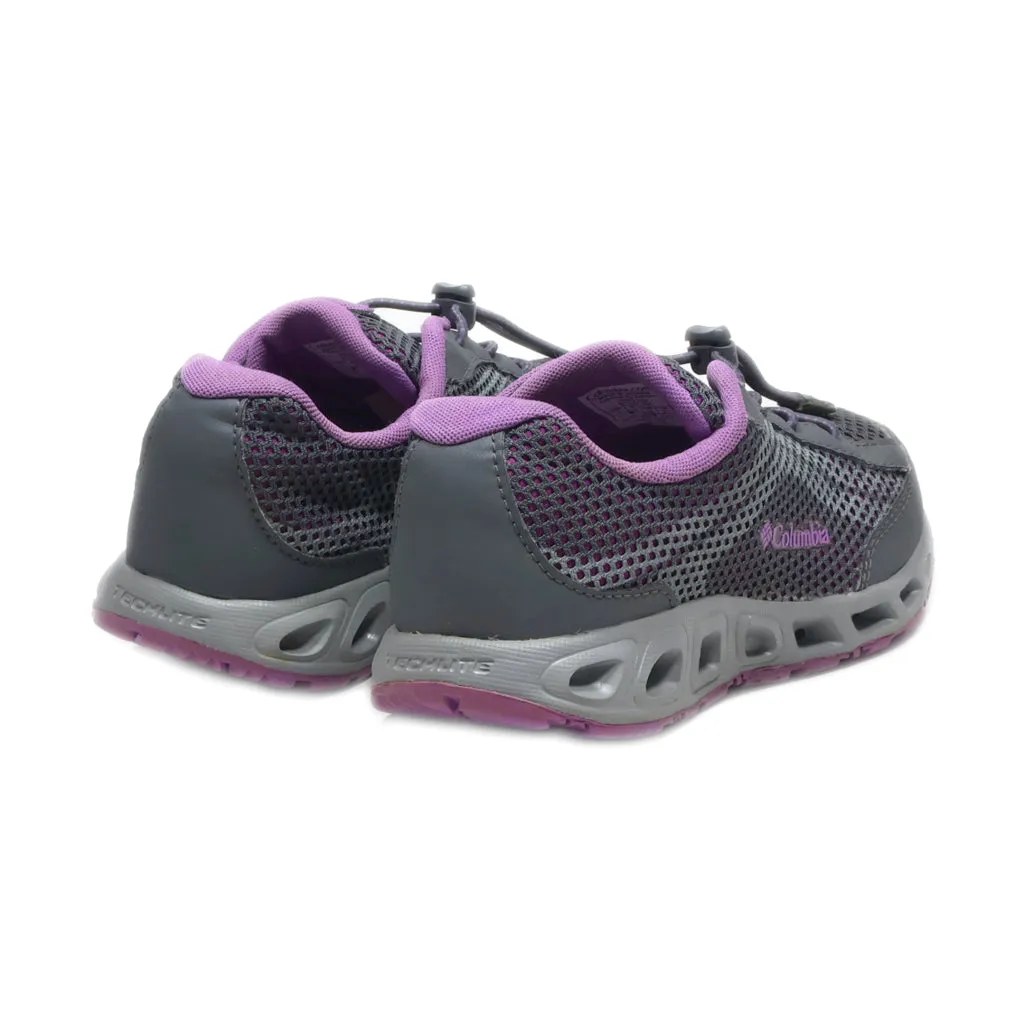 Columbia Drainmaker Iv Sport Shoes Leather Grey Colour For Kids