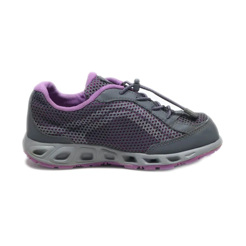 Columbia Drainmaker Iv Sport Shoes Leather Grey Colour For Kids