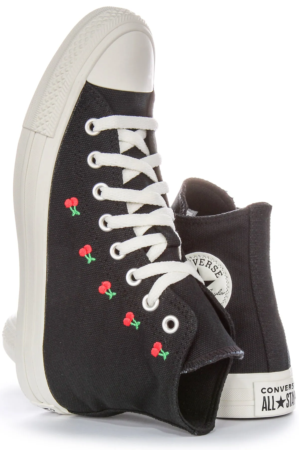 Converse All Star Cherries A08142C In Black Red For Women