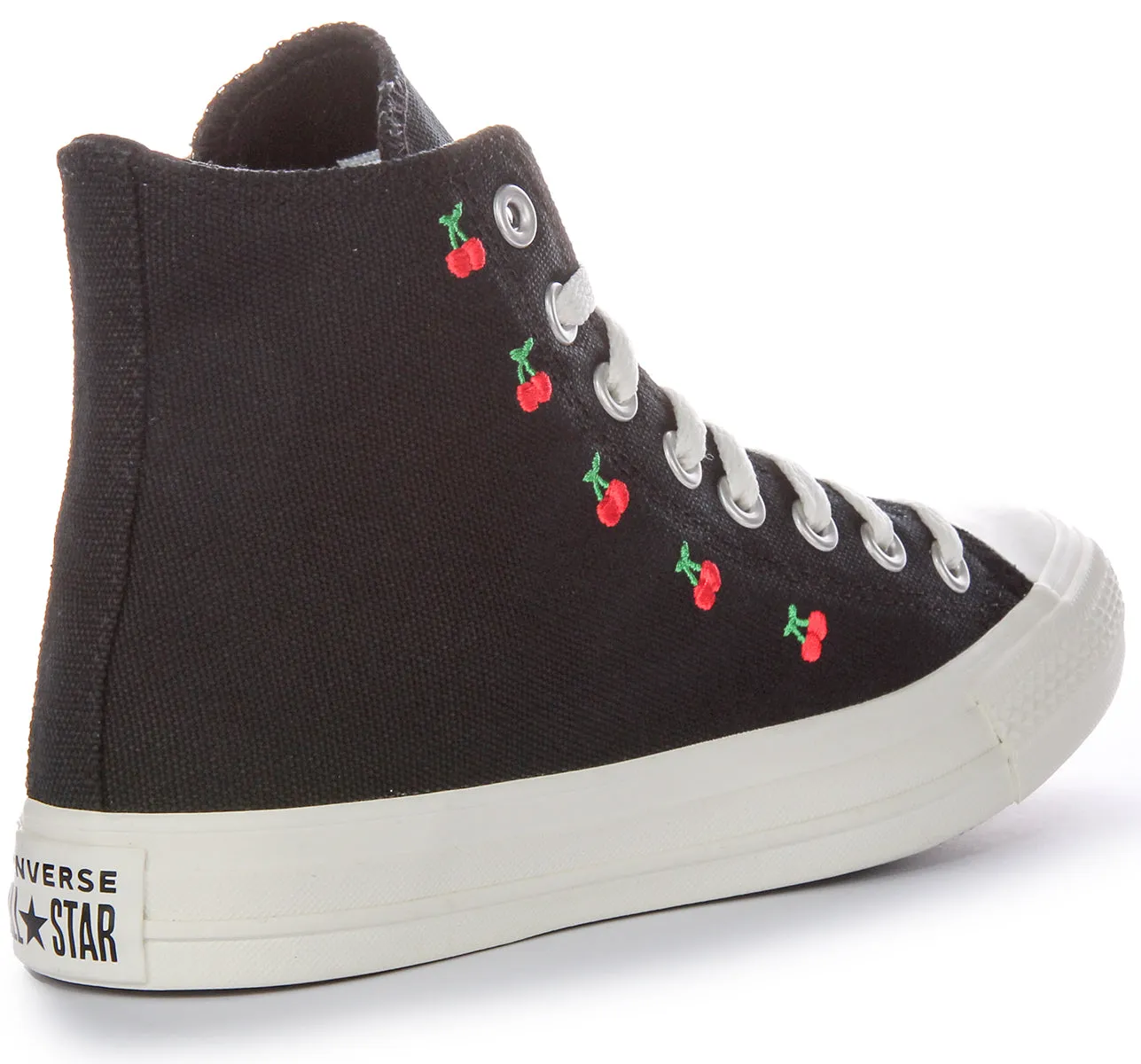 Converse All Star Cherries A08142C In Black Red For Women