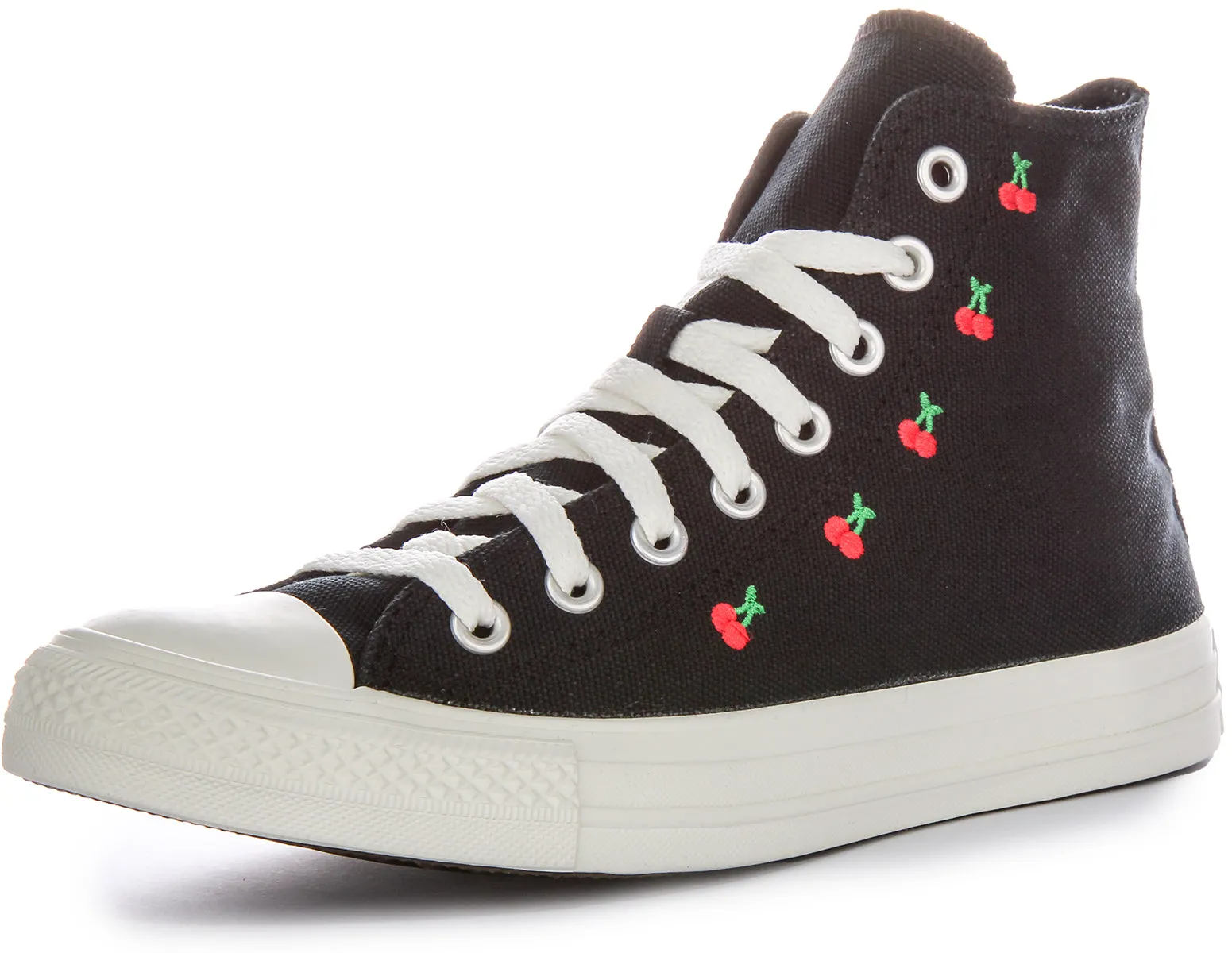 Converse All Star Cherries A08142C In Black Red For Women