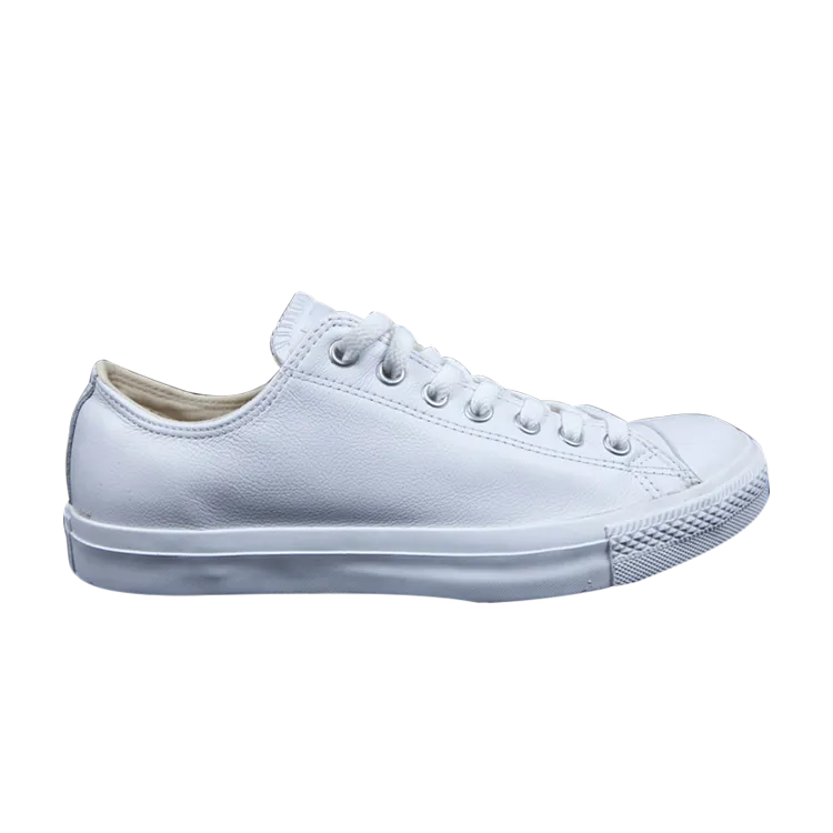 Converse Chuck Taylor All Star Leather Ox 'White Mono' Sneakers, White