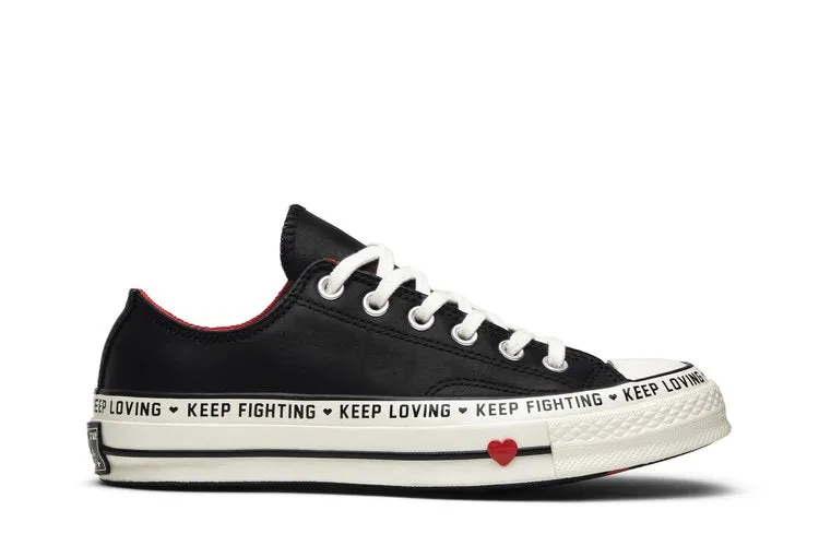 Converse Wmns Chuck 70 Low 'Love Graphic - Black' Sneakers, black