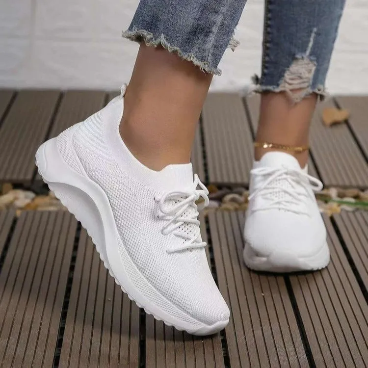 Cross-border shoes for women 2024 summer new casual shoes breathable lightweight sports shoes