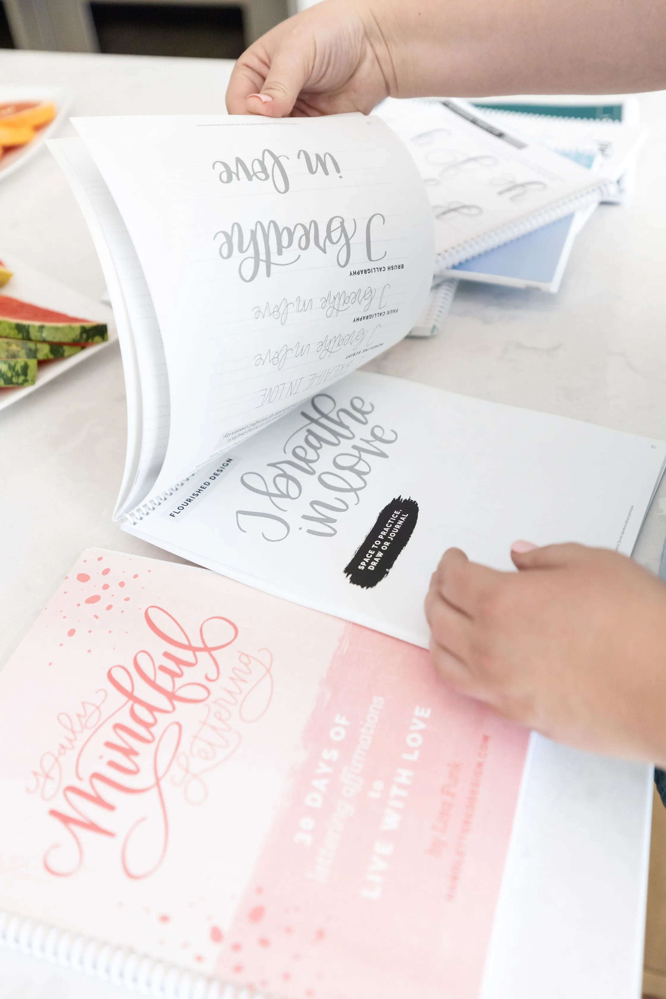 Daily Mindful Lettering Kit: Live With Love