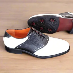 Damaz saddle golf shoes