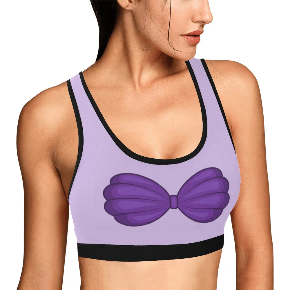 Disney Little Mermaid Ariel Women's Sports Bra