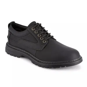 Dockers Mens Warden Leather Rugged Casual Oxford Shoe (black)