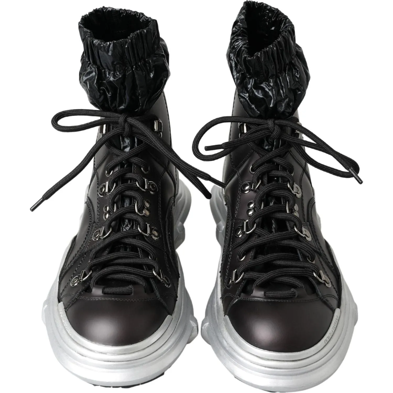 Dolce & Gabbana Black High Top Sneaker Bootie