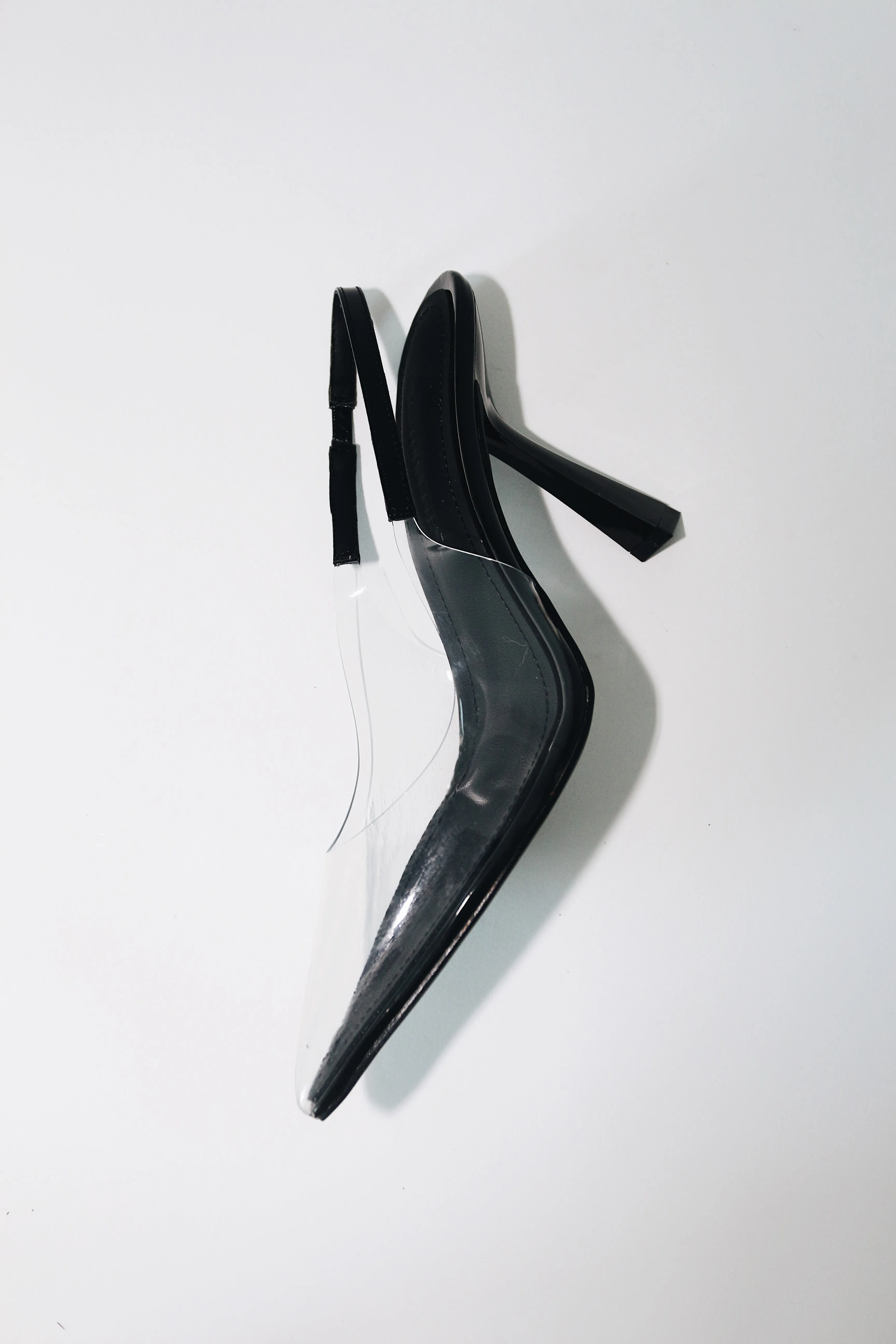 Donatella Clear Slingback Pumps