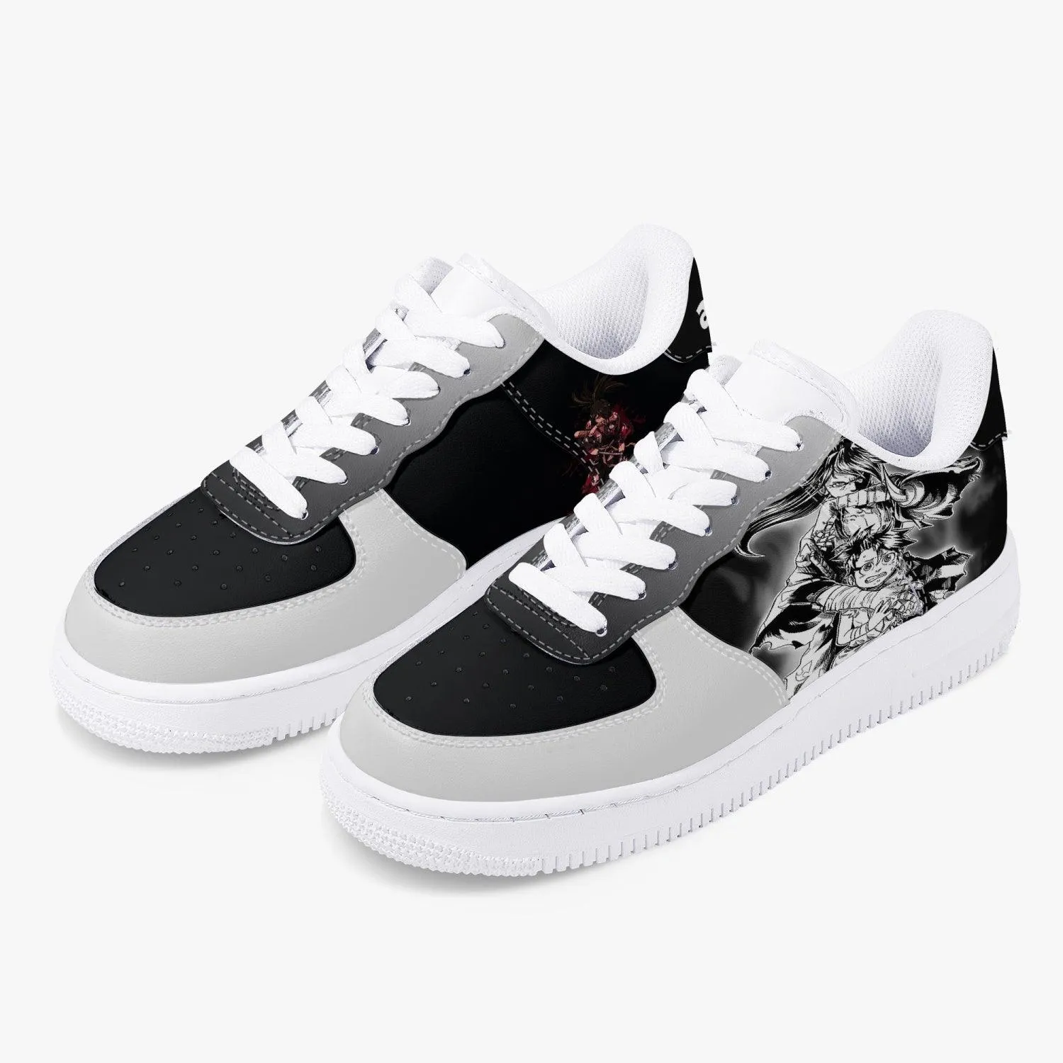 Dororo Hyakkimaru Black & White Air F1 Anime Shoes