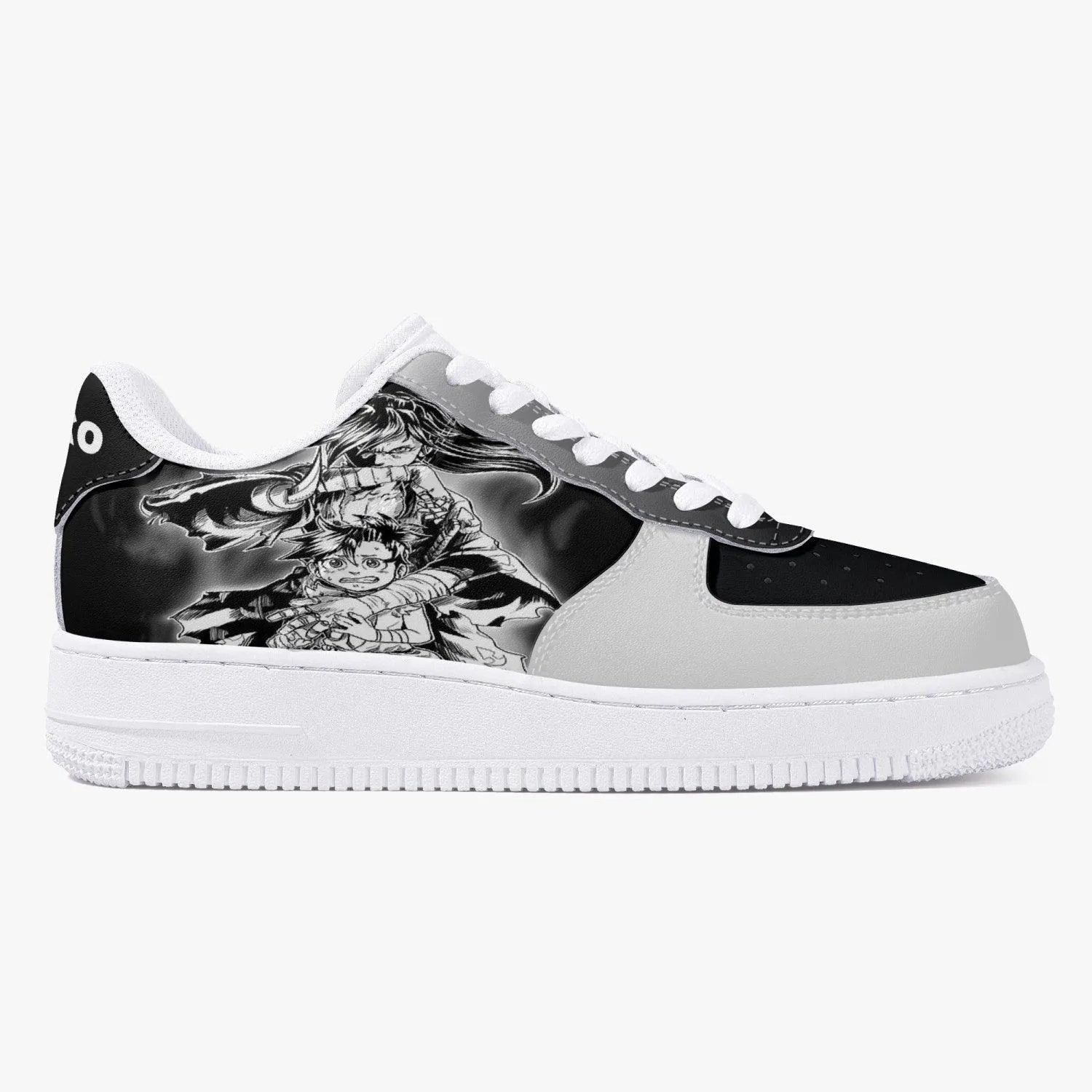 Dororo Hyakkimaru Black & White Air F1 Anime Shoes