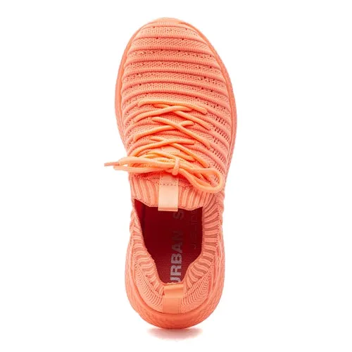 Dyann Knit Sneakers - Orange Knit