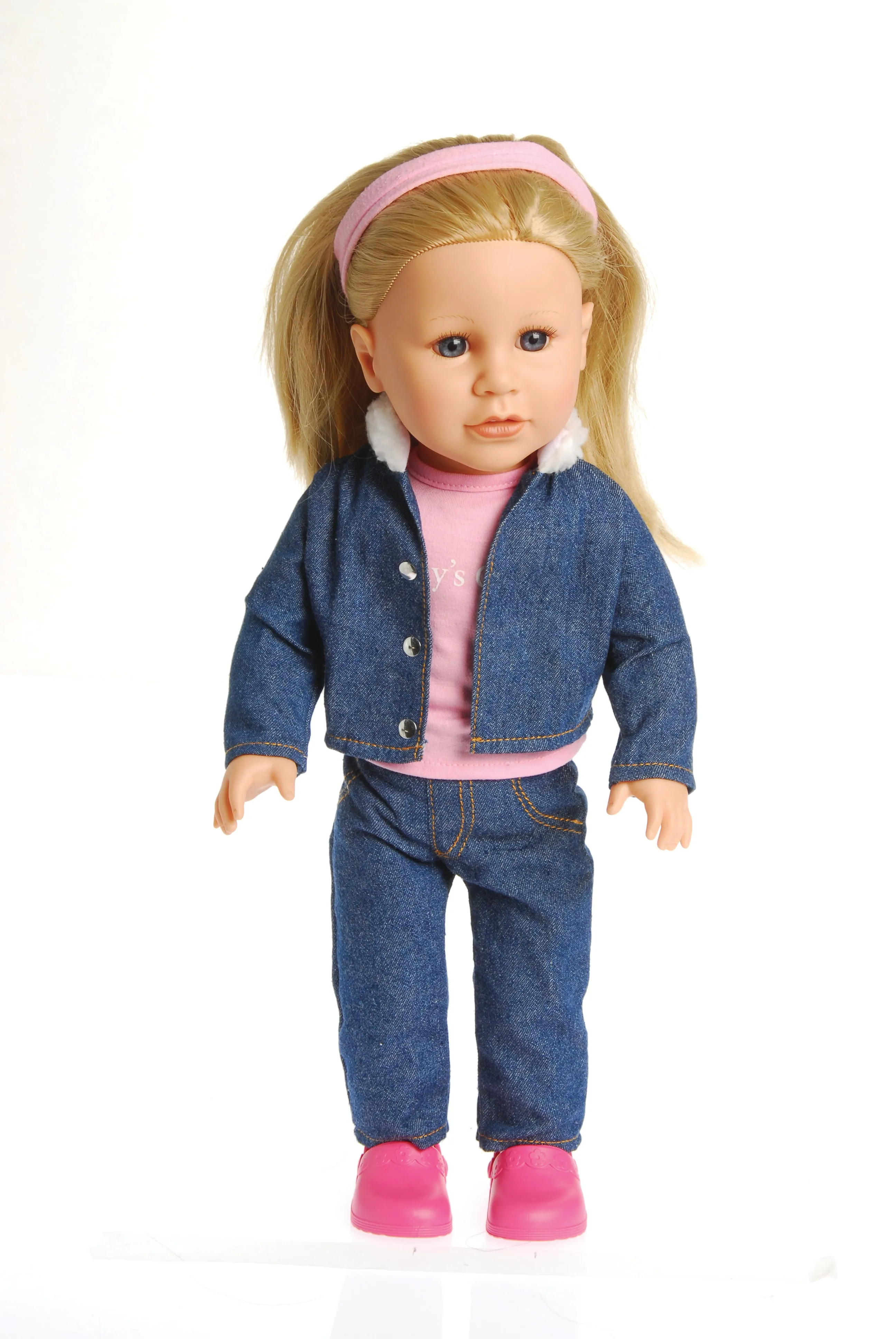 Emma 18-Inch Doll with Outfit & Accessories | Blonde Hair & Blue Eyes