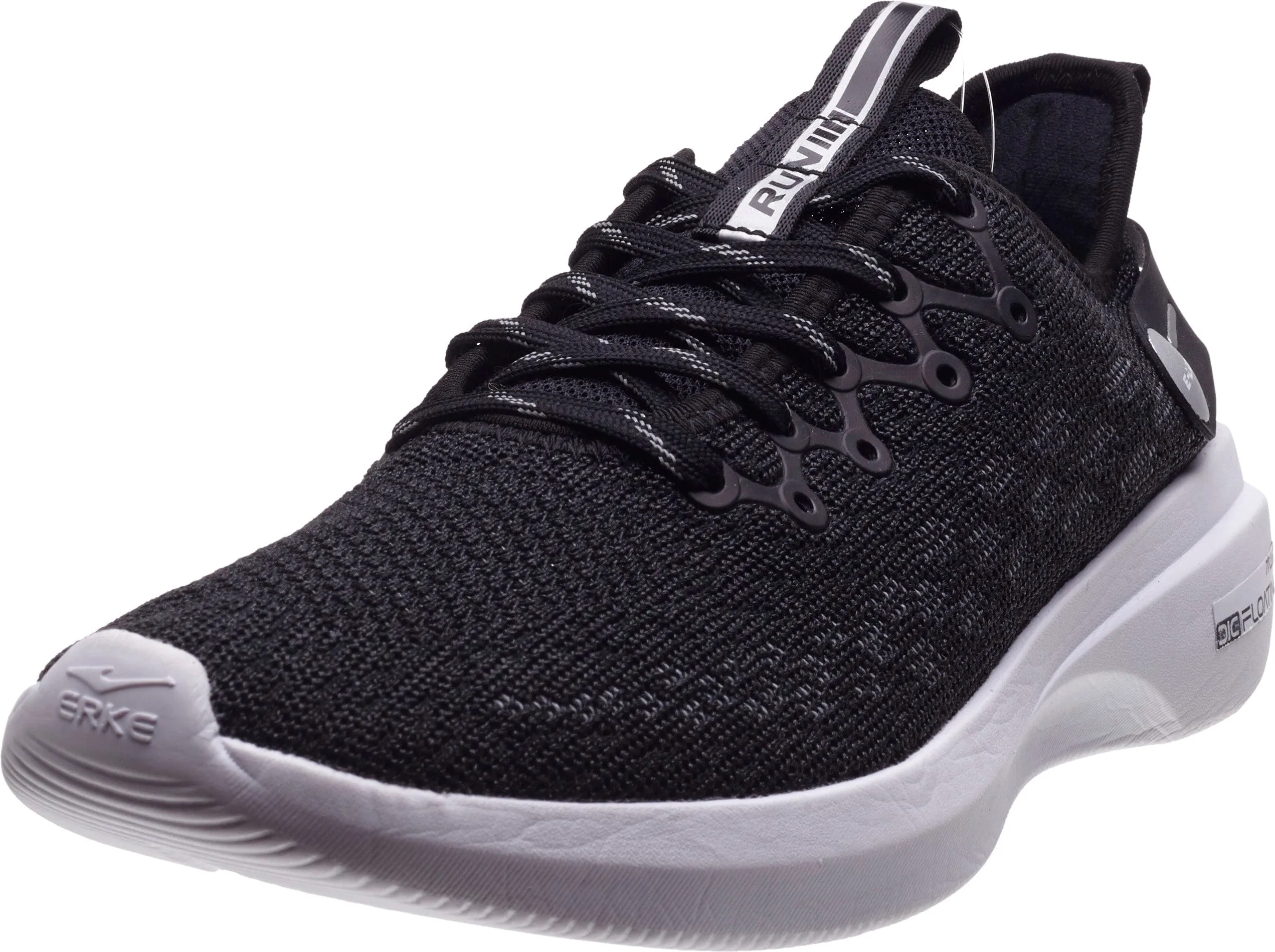 Erke Cushioning Shoes Men Running Black 11120103449-007