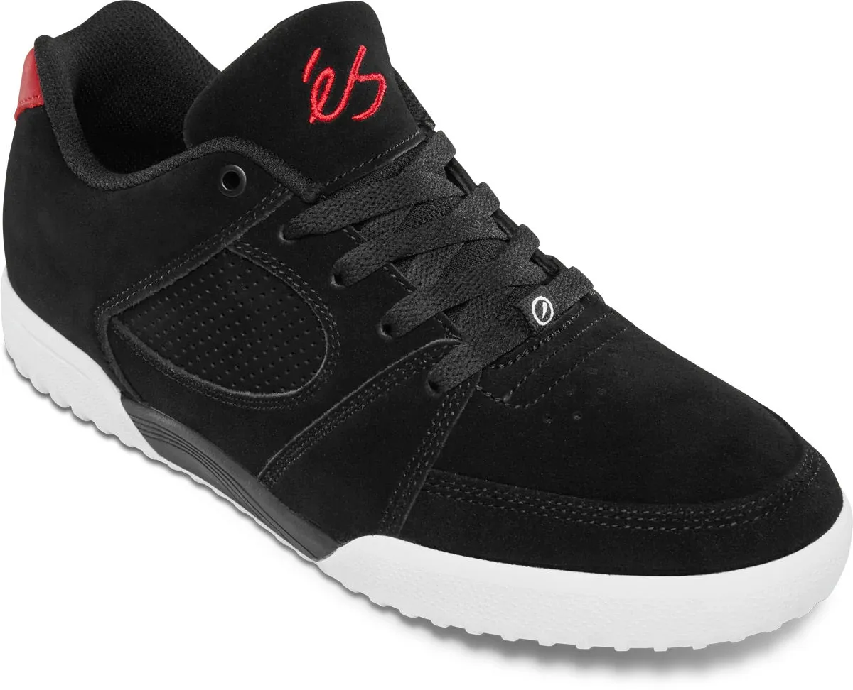 eS Accel Slim x Quattro Shoe, Black White Red