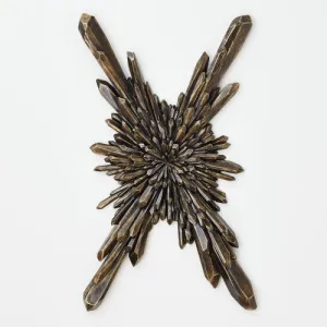 Facet Starburst-Bronze-Wall Mounted