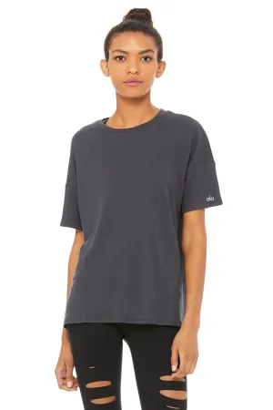 Falls Short Sleeve Top - Anthracite