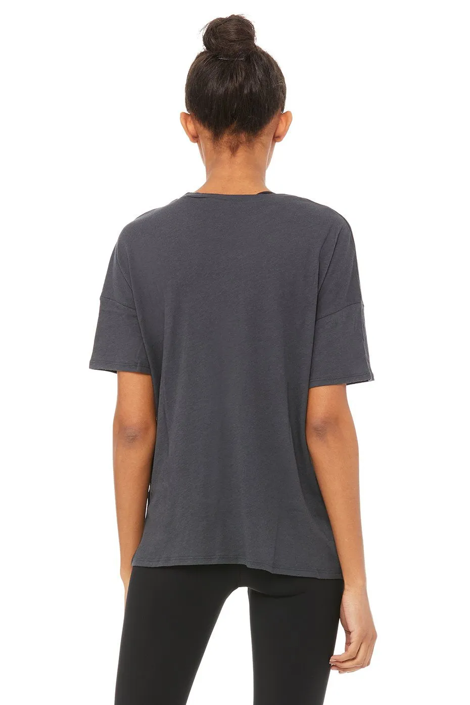 Falls Short Sleeve Top - Anthracite