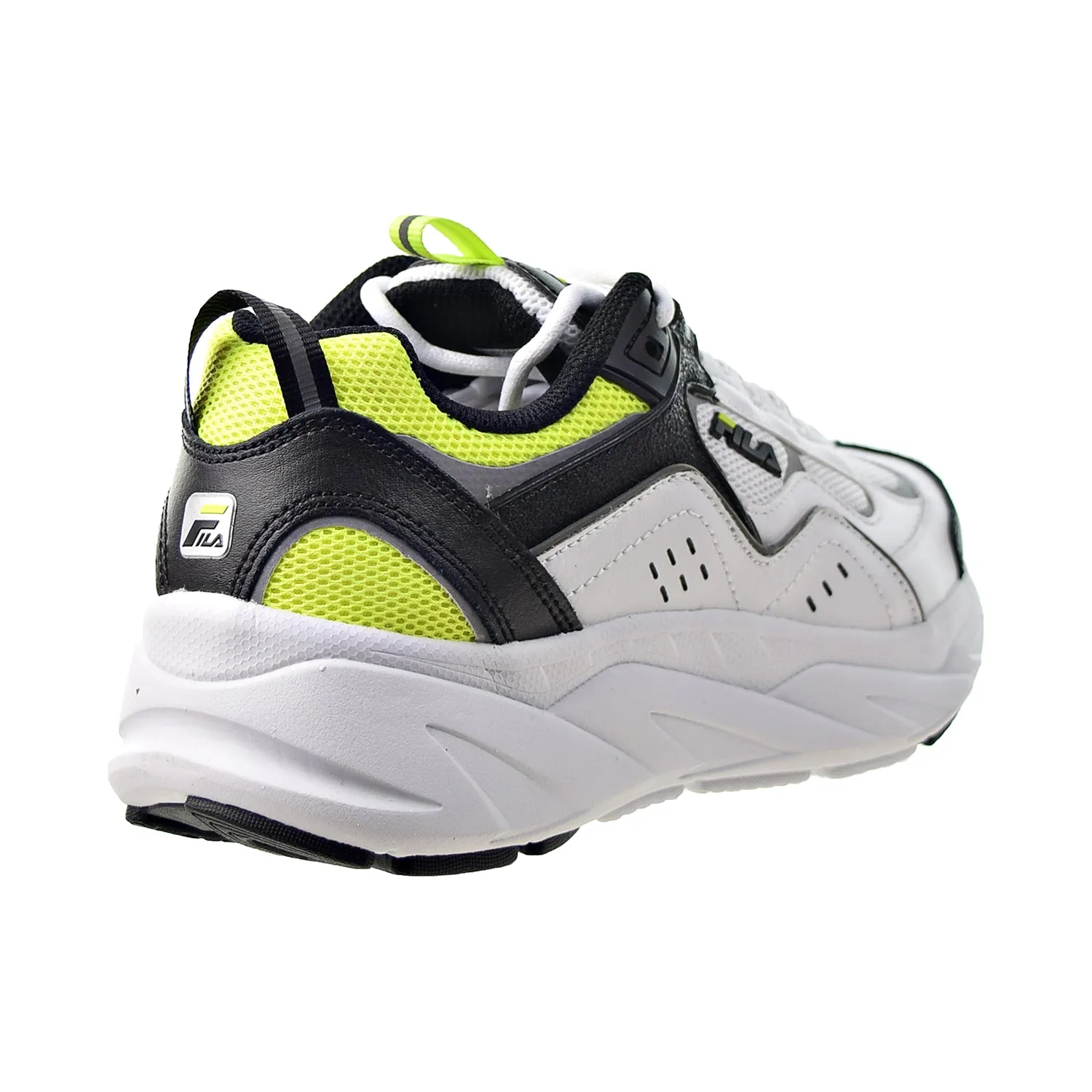 Fila Trigate Plus Women's Shoes White-Black-Safety Yellow