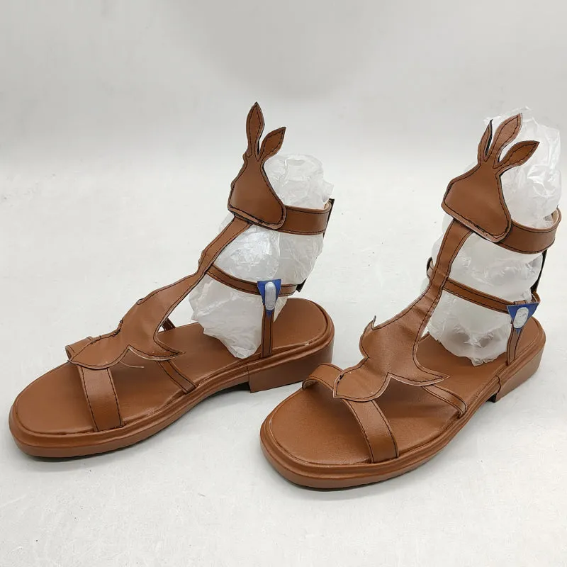 Final Fantasy XIV FF14 Nophica Cosplay Shoes