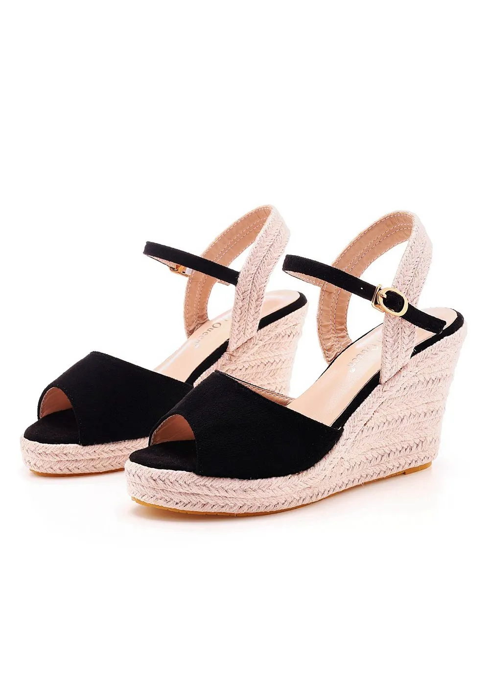 Fishbone Wedge Waterproof Platform Sandals