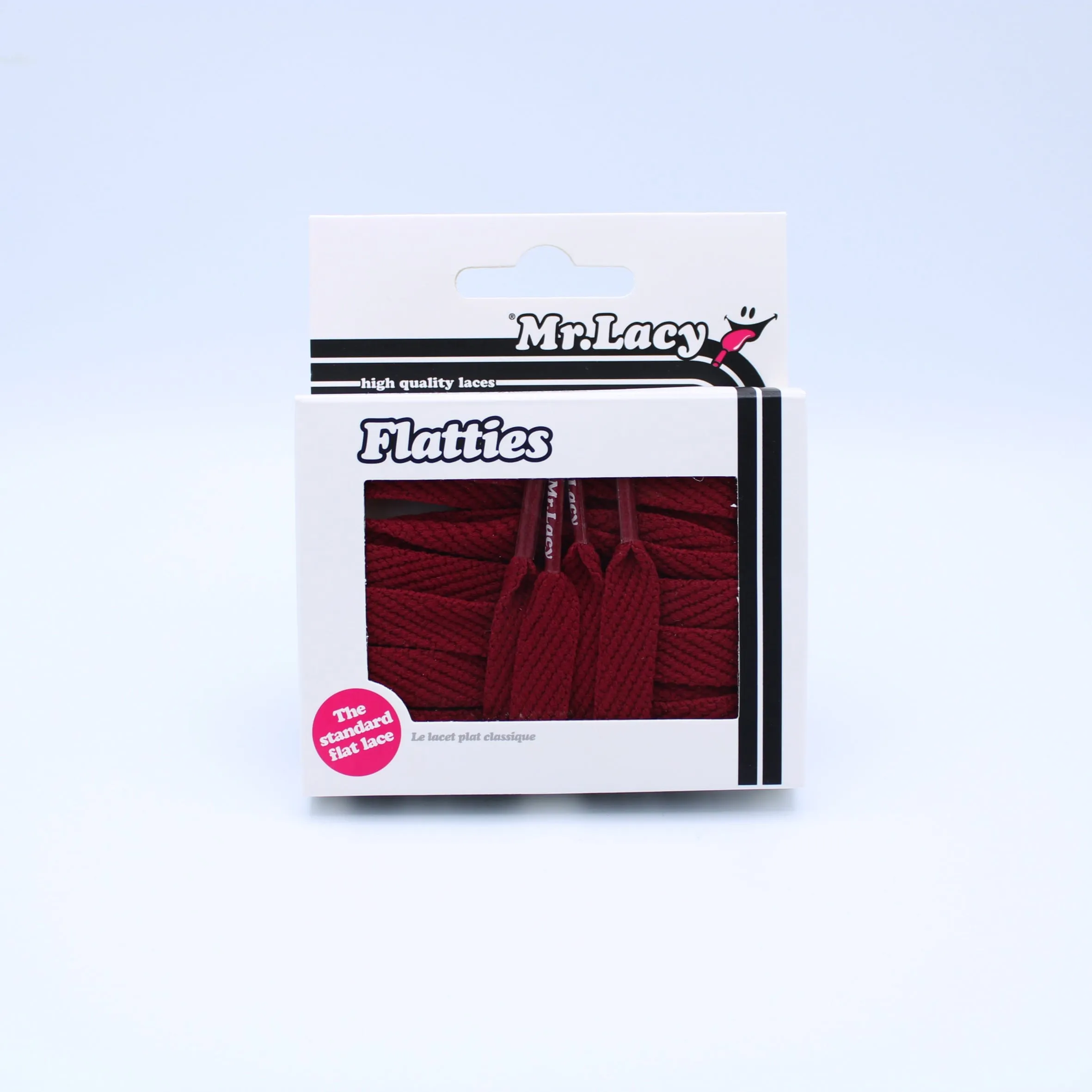 Flatties Shoelaces · Burgundy