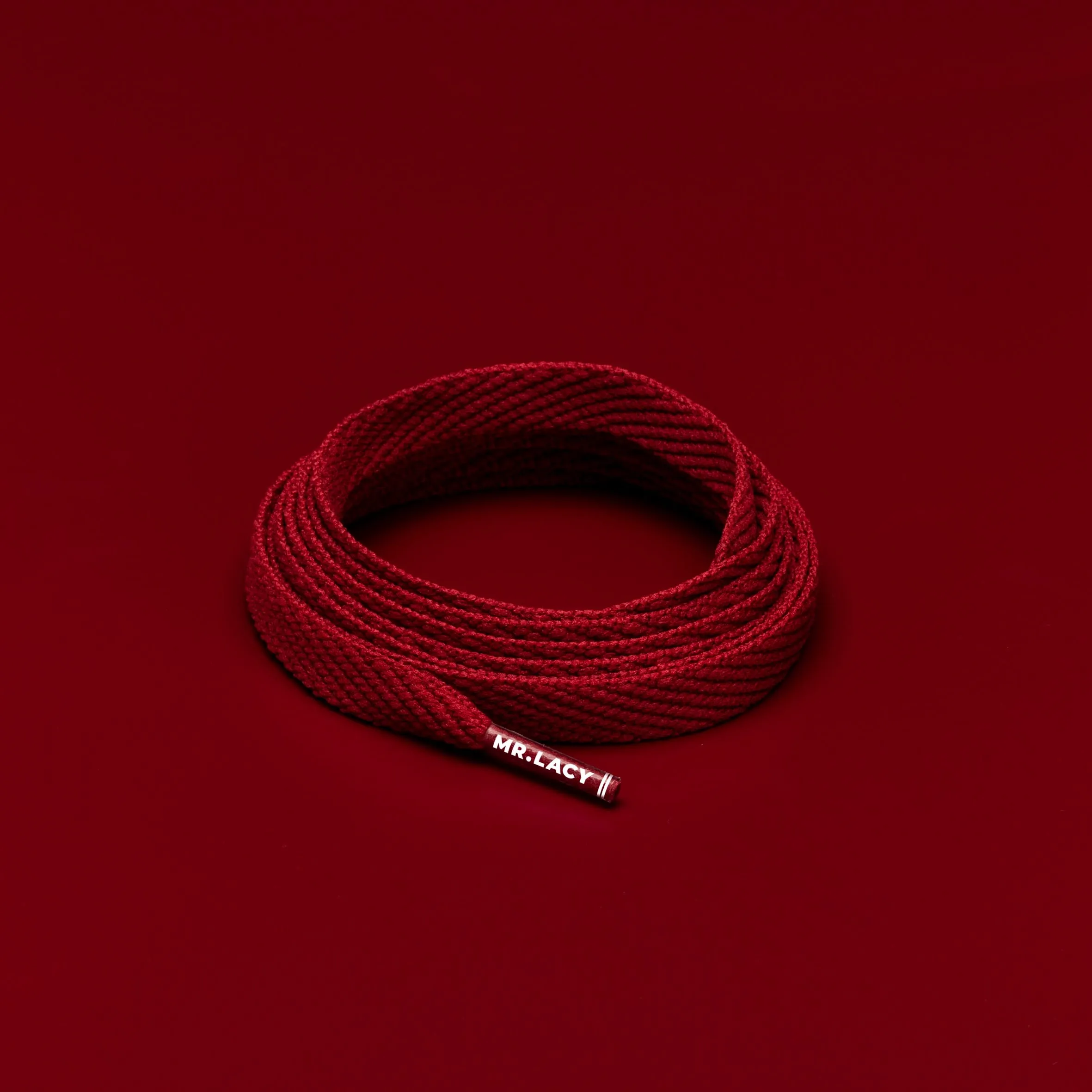 Flatties Shoelaces · Burgundy