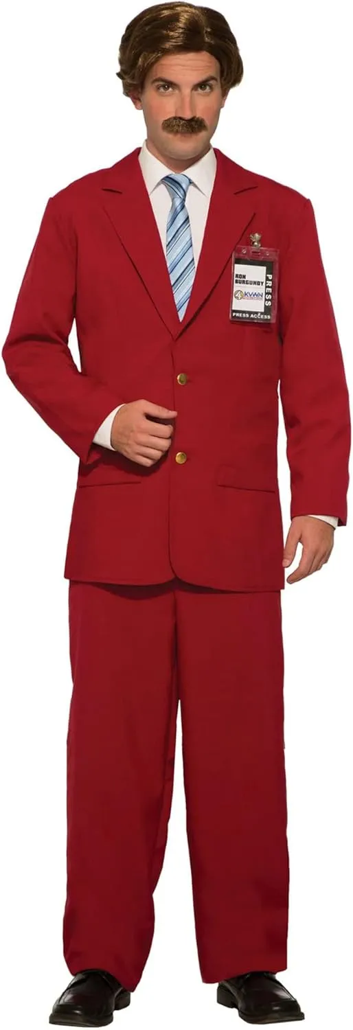 Forum Novelties Men's Anchorman Red Suit Costume