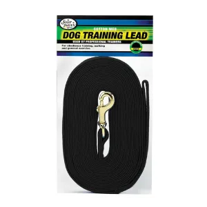 Four Paws Cotton Web Lead Black