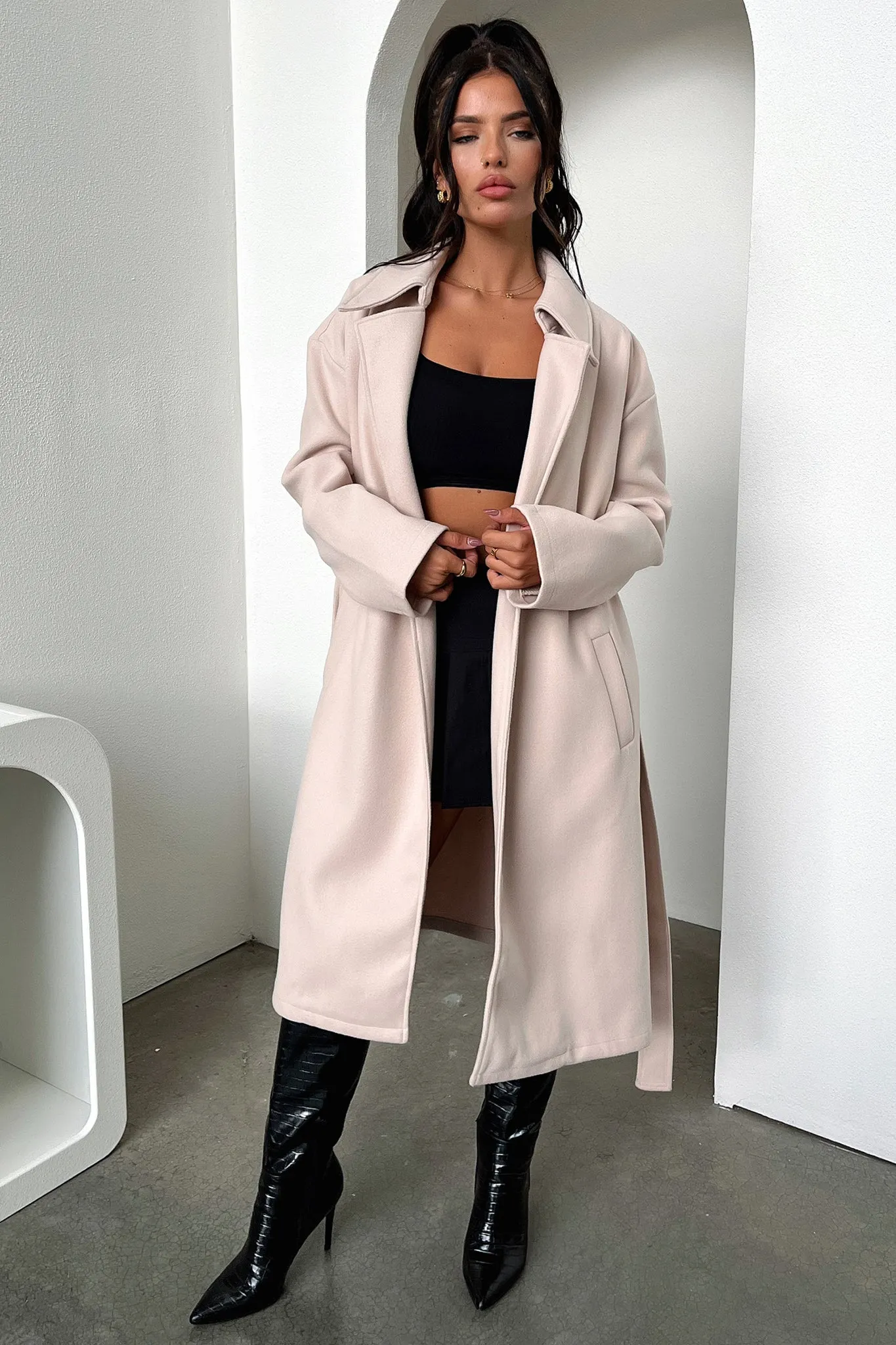 Francesca Coat - Beige