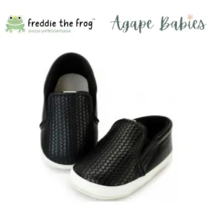 Freddie The Frog Pre Walker Shoes - Tony Braid Black