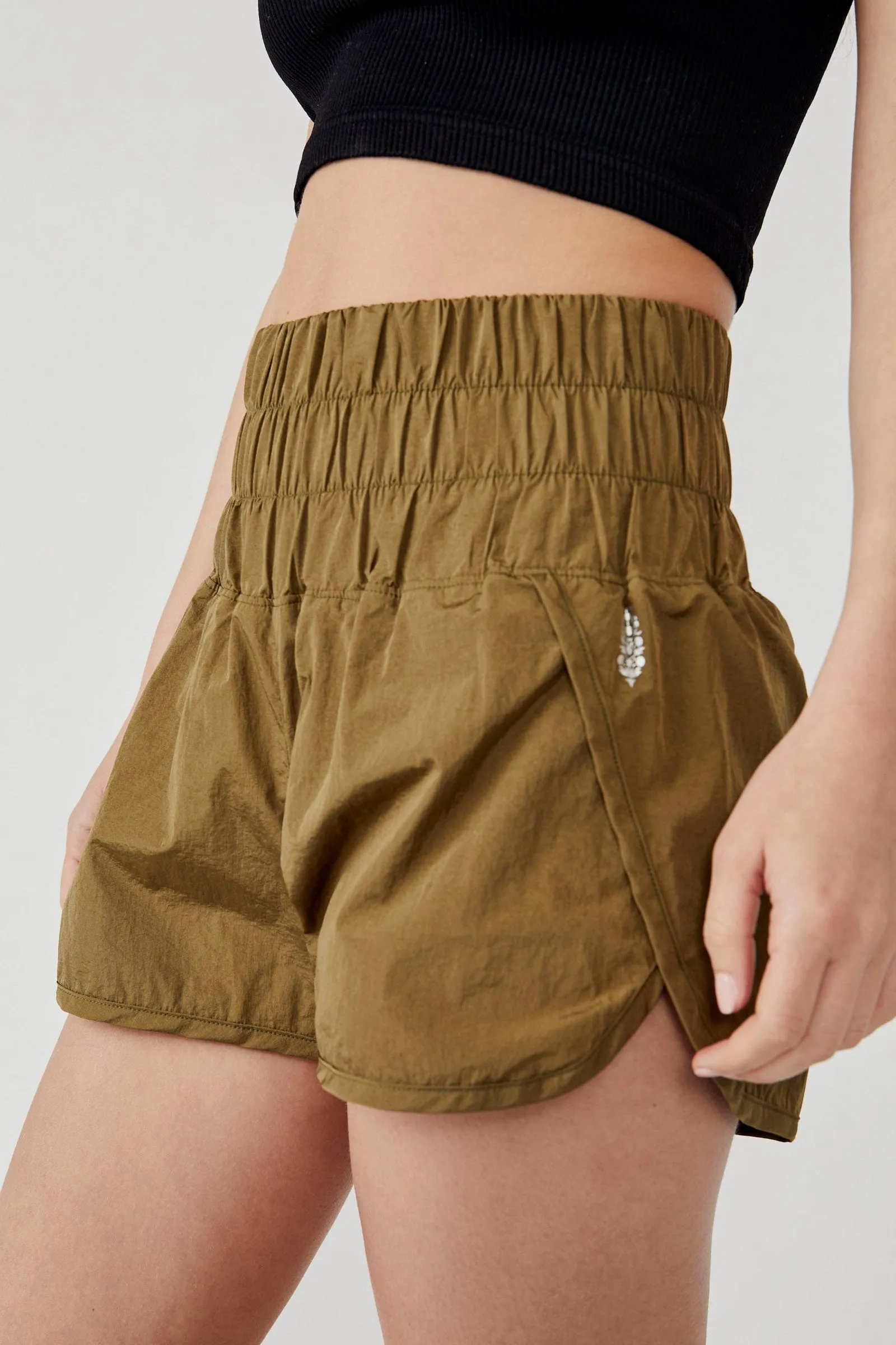 Free People The Way Home Short in Army - Women's