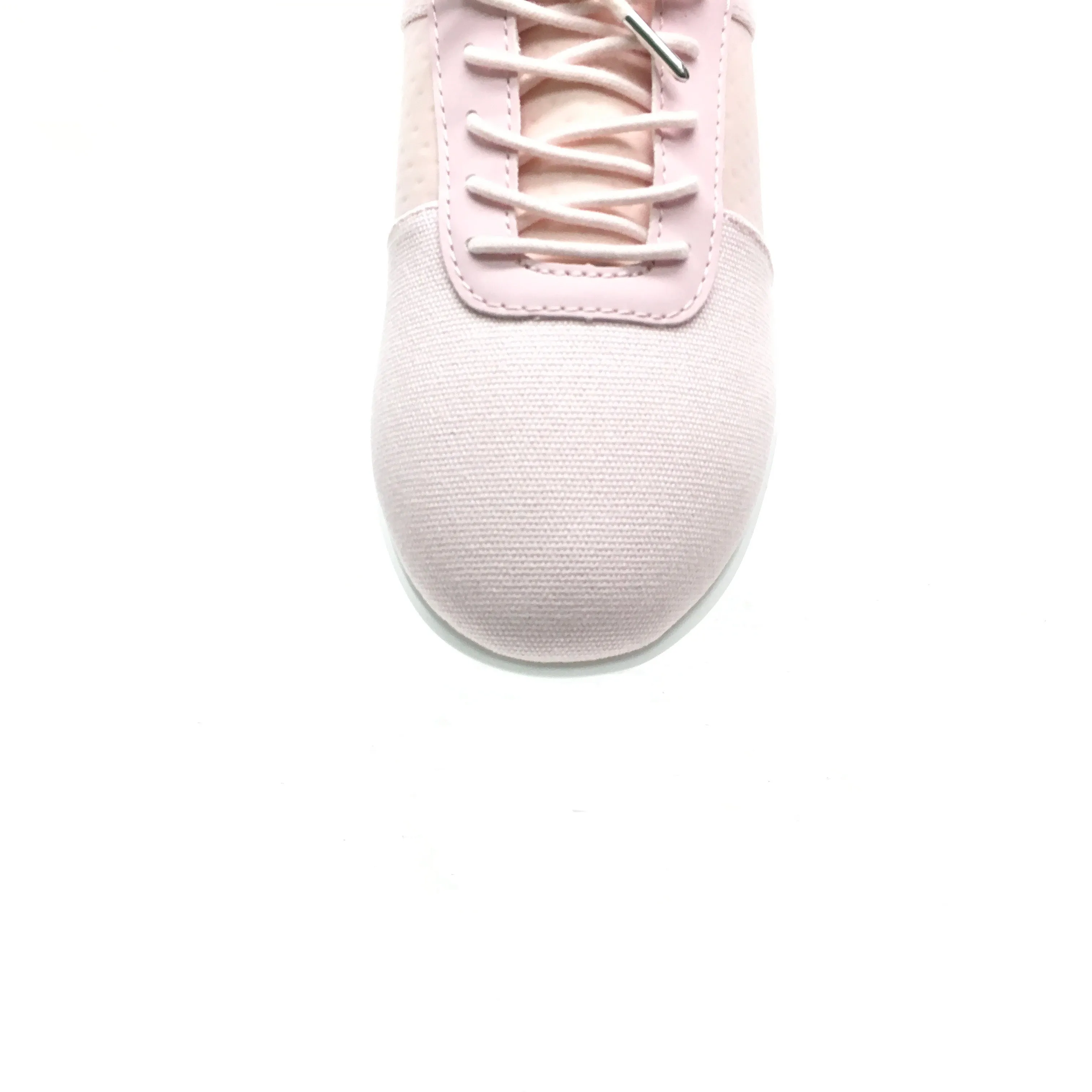 Fuego: Split Sole Dance Sneaker | Pink Fabric & Neoprene | MED | Flat Split Rubber Sole | VEGAN