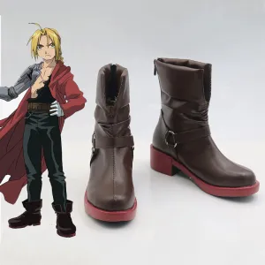 Fullmetal Alchemist Edward Elric Cosplay Shoes