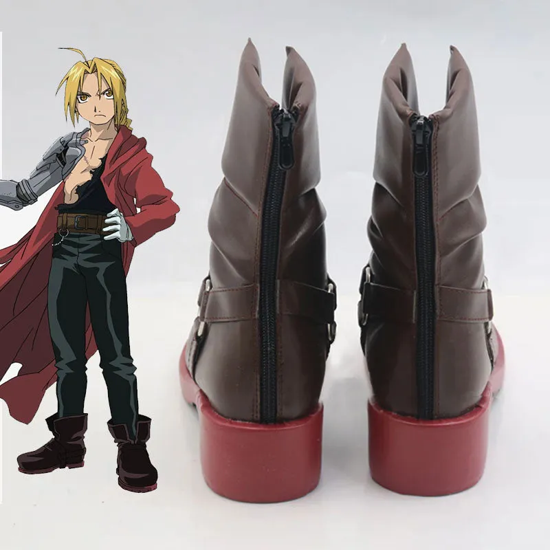 Fullmetal Alchemist Edward Elric Cosplay Shoes