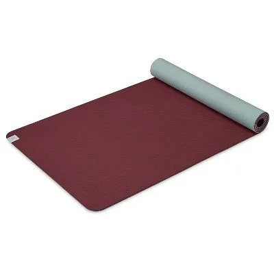 Gaiam Performance Yoga Mat - Sangria/Lagoon (6mm)