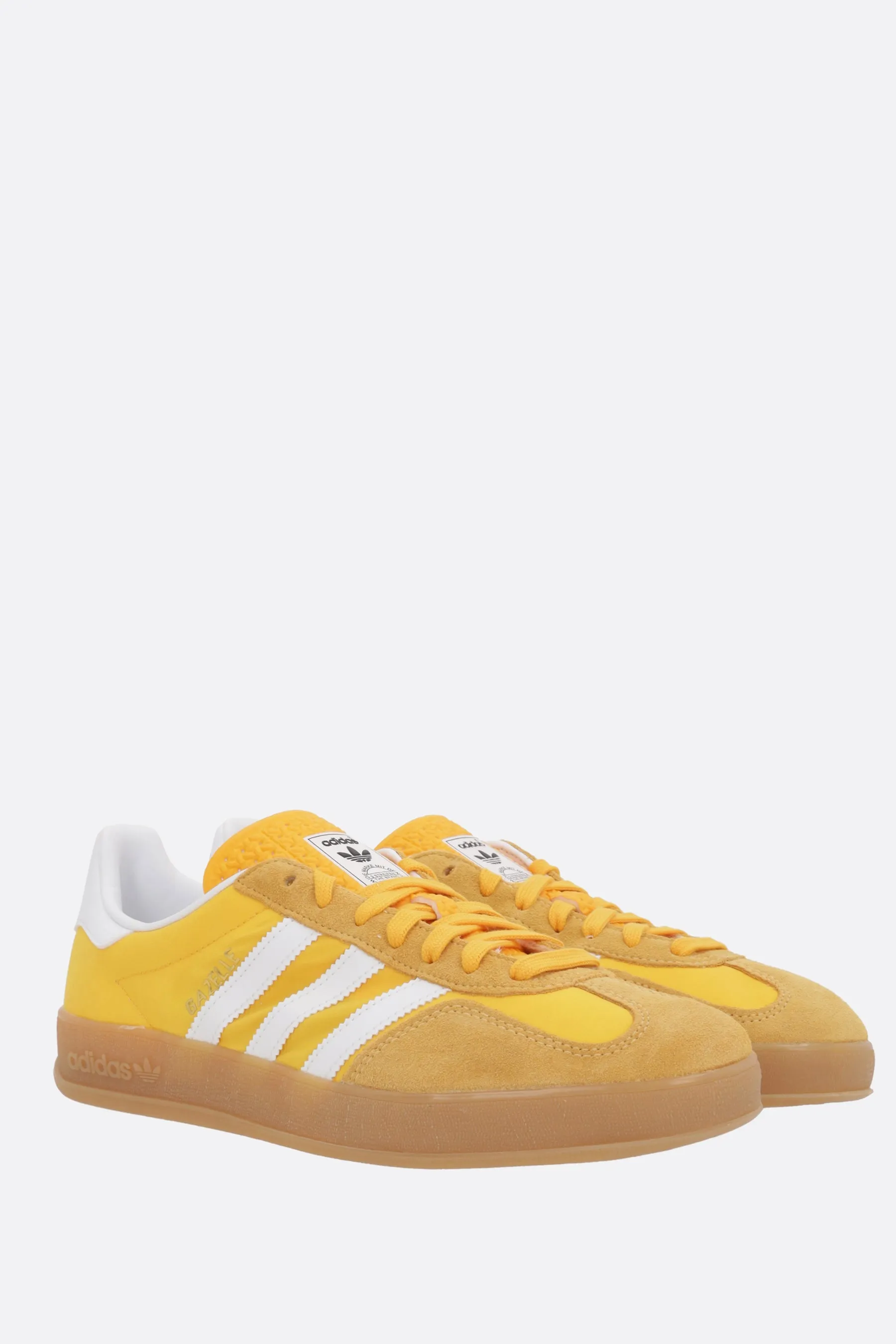 Gazelle Indoor nylon and suede sneakers