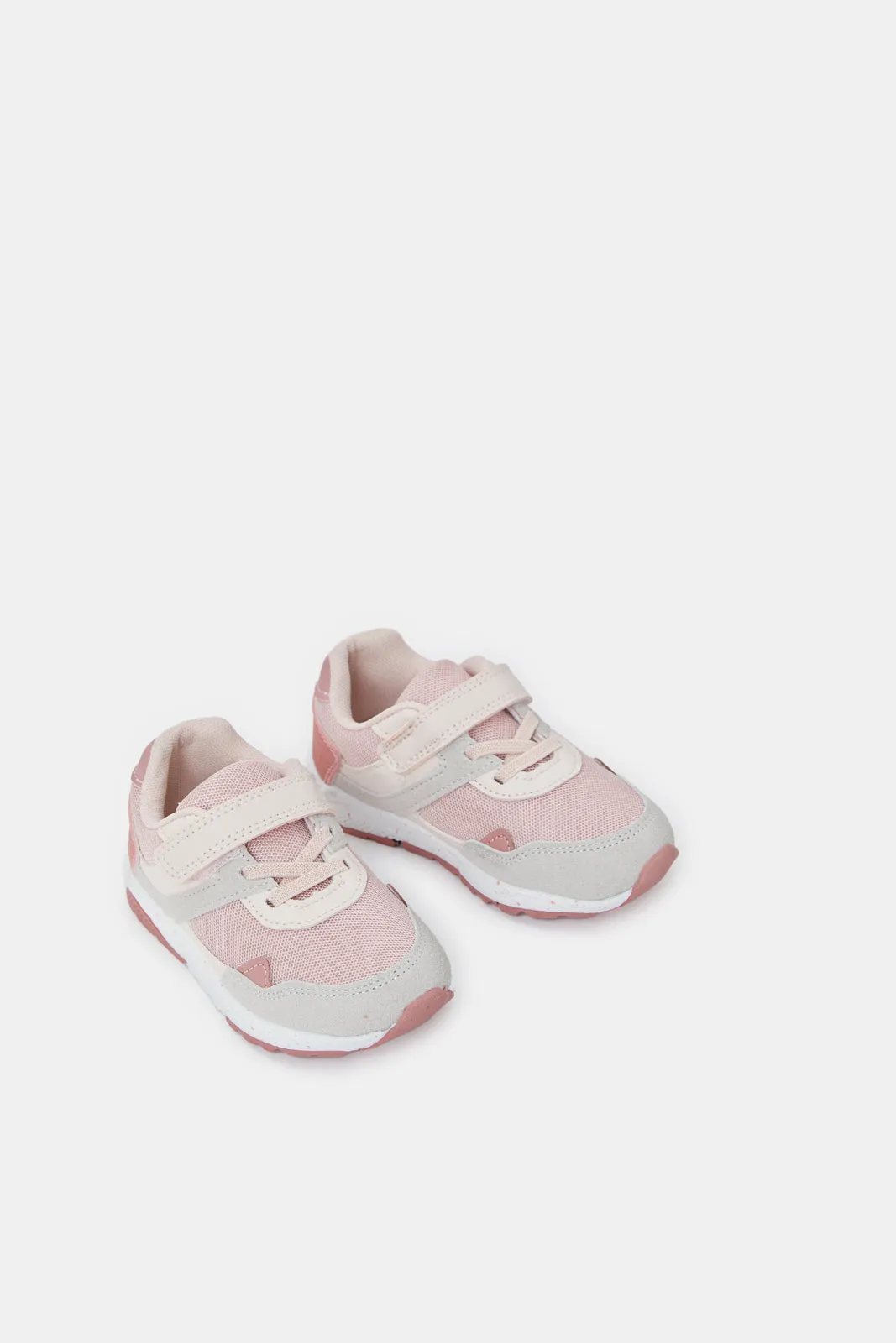 Girls Pink Multi Piece Trainer