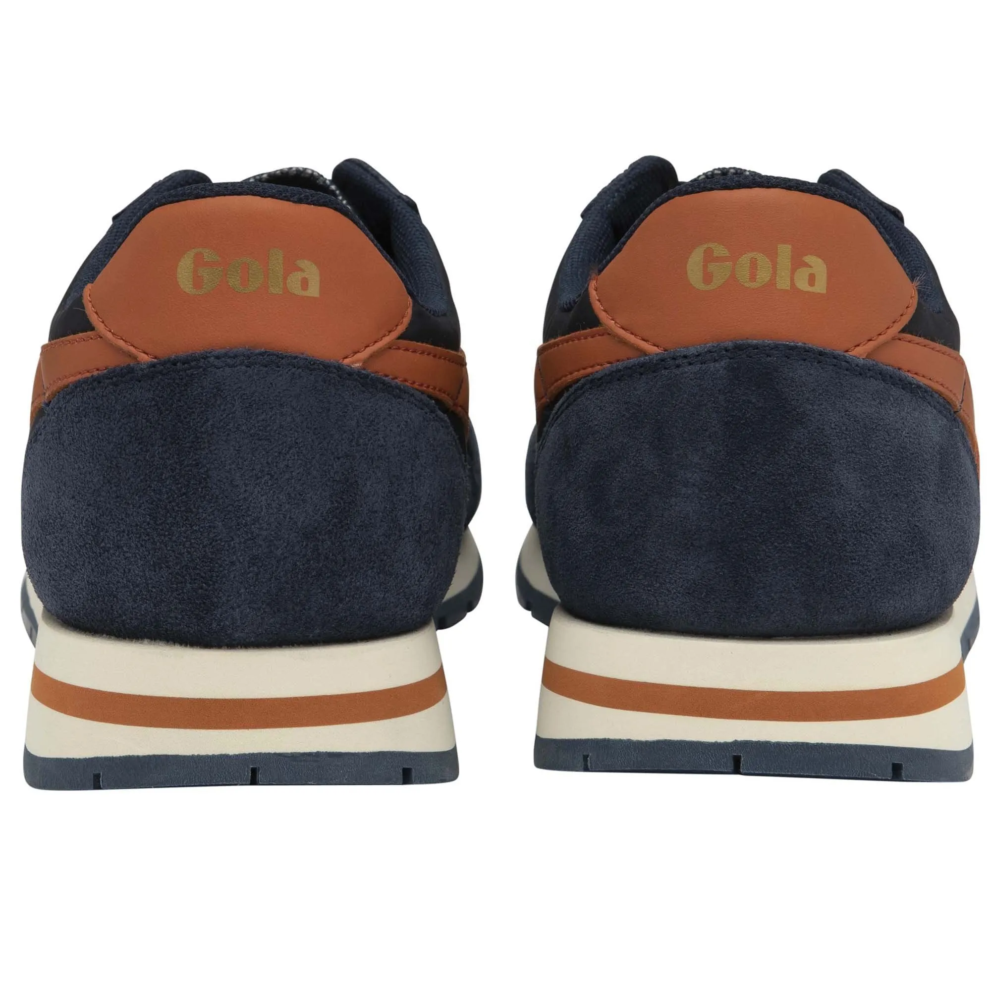 Gola Daytona Chute Mens Navy & Moody Orange Nylon Lace Up Trainers