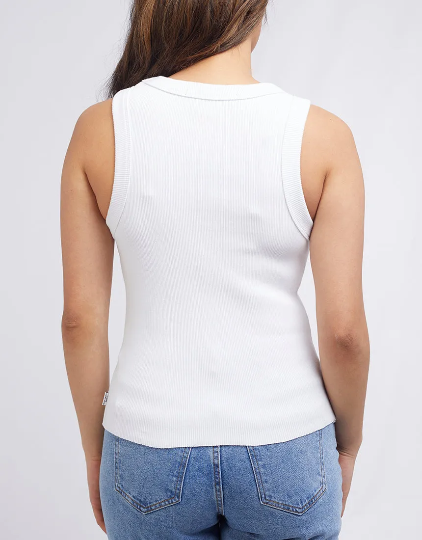 Greta Tank White