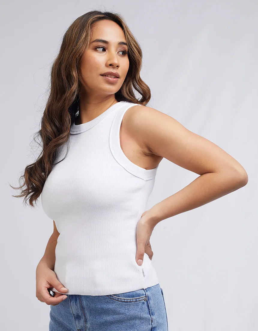 Greta Tank White