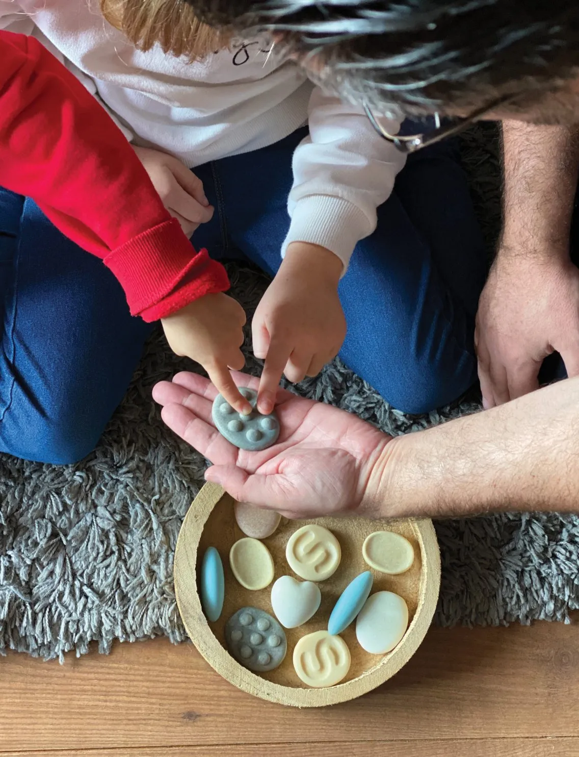 Happy Story Sack with Sensory Worry Stones