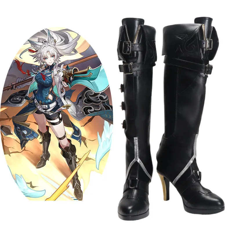 Honkai Star Rail Feixiao Shoes Cosplay Boots