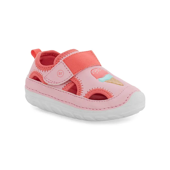 Infant Girl Stride Rite Soft Motion Splash in Pink Coral