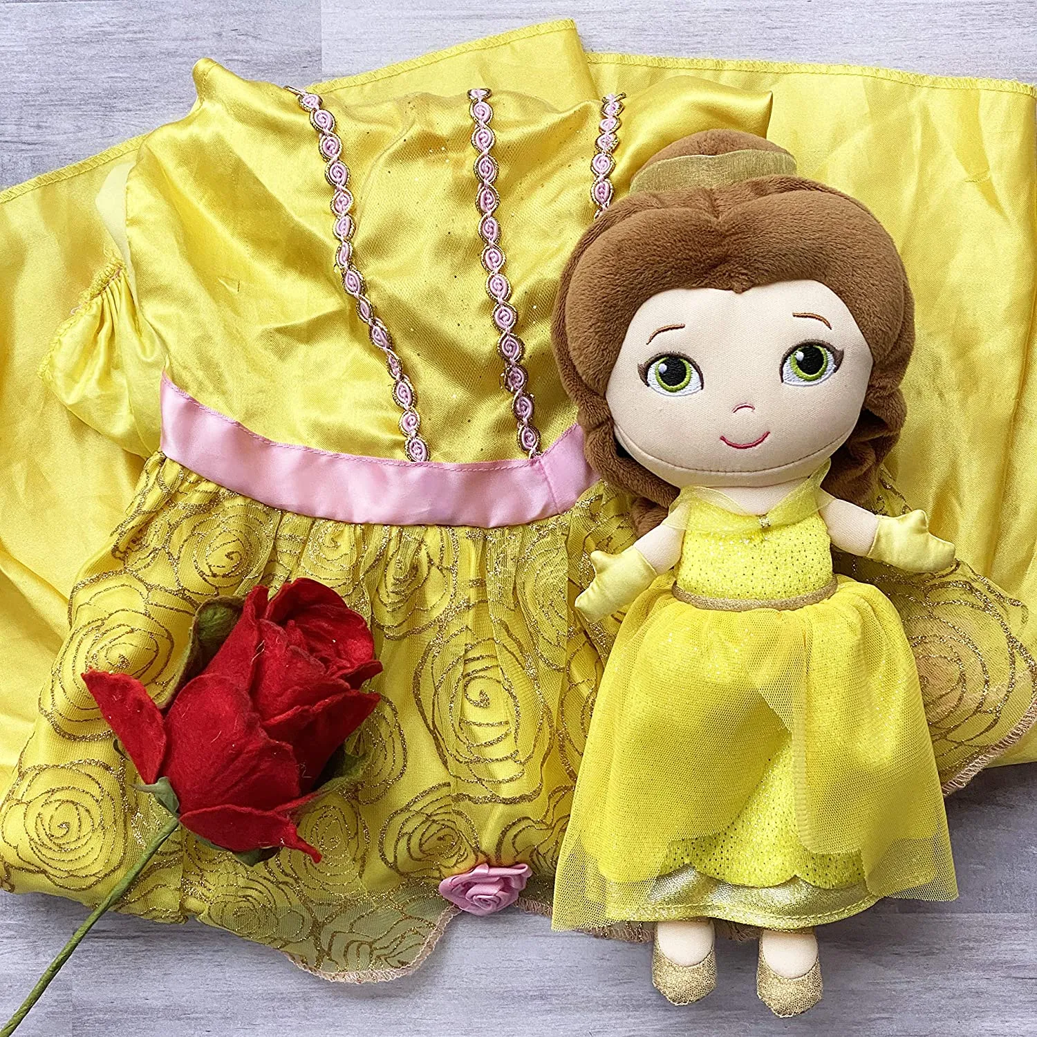 KIDS PREFERRED Disney Princess Belle 12” Plush Doll with Sounds