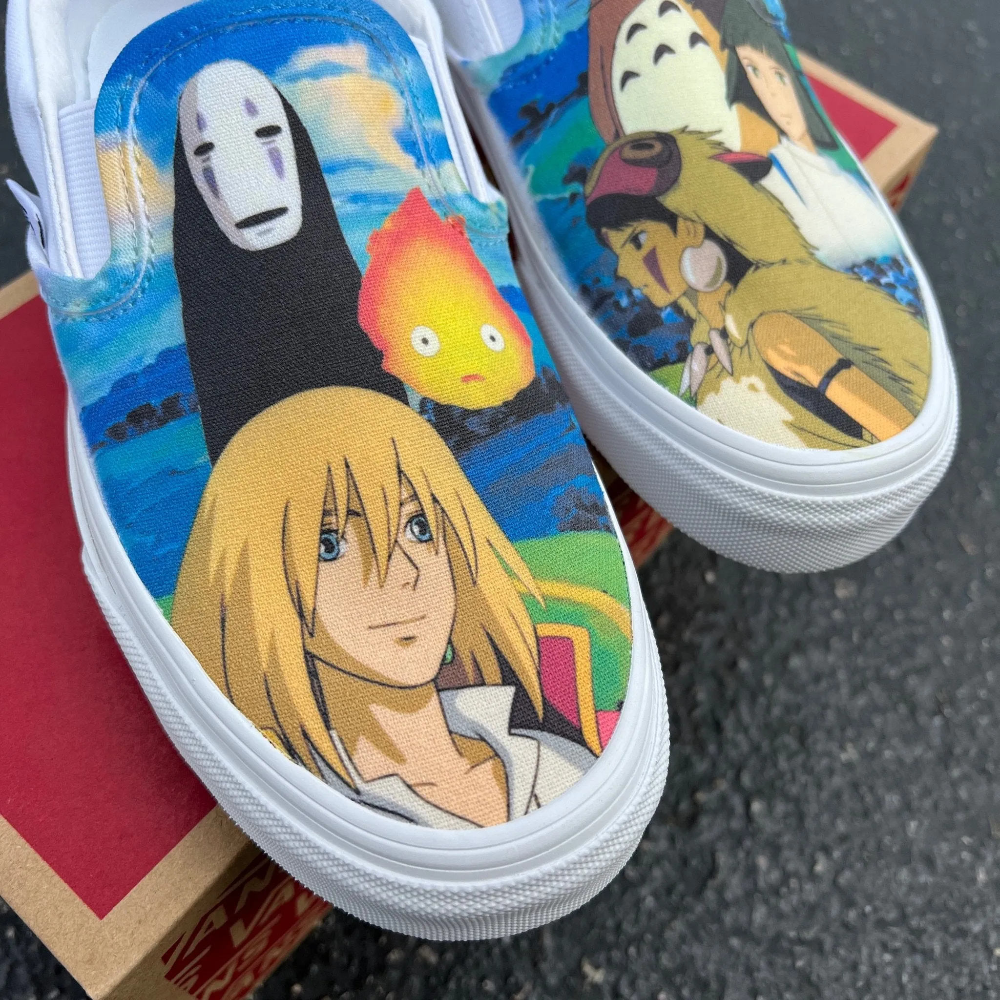 Kids Shoes - Studio Ghibli Custom Slip Ons