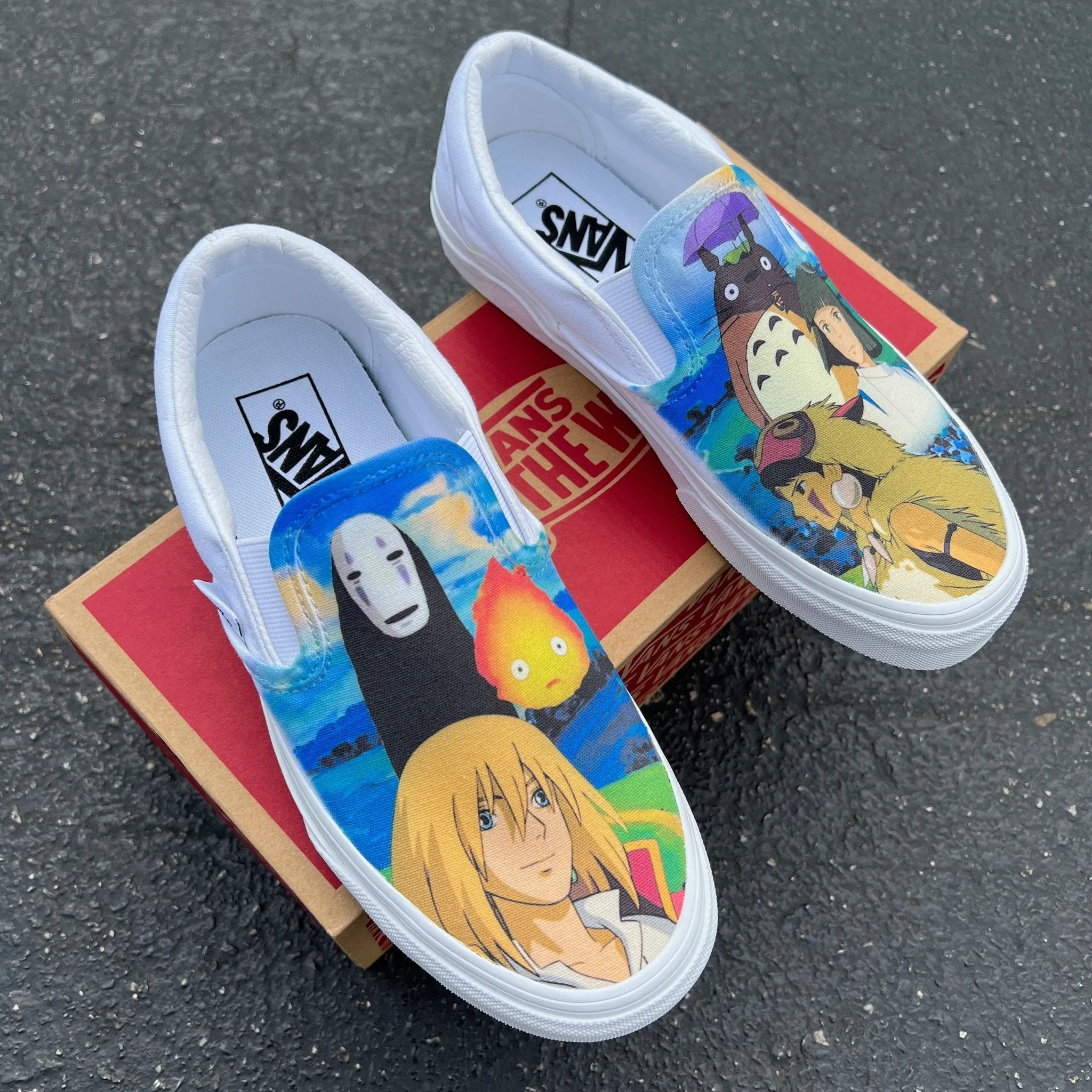 Kids Shoes - Studio Ghibli Custom Slip Ons