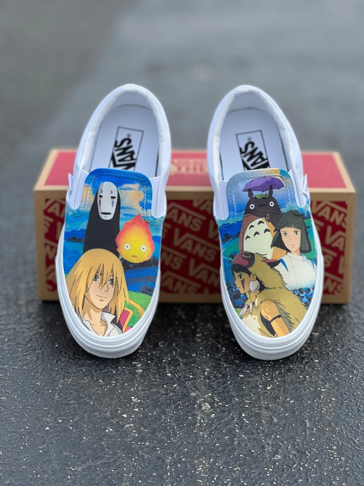 Kids Shoes - Studio Ghibli Custom Slip Ons