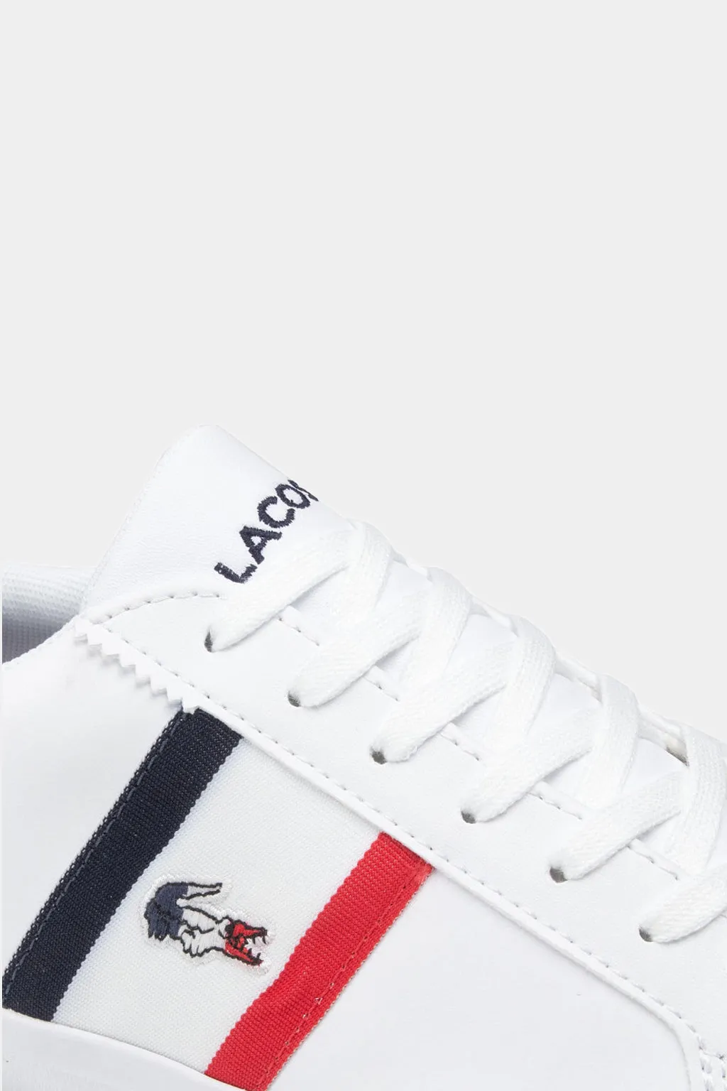 Lacoste - Lerond Tricolore Leather And Synthetic Trainers